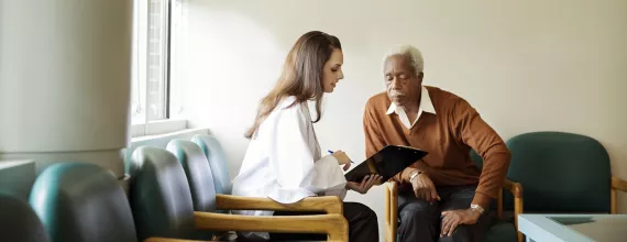 Patient in clinical trial