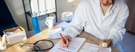 Patient in clinical trial