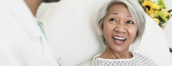 Patient in clinical trial